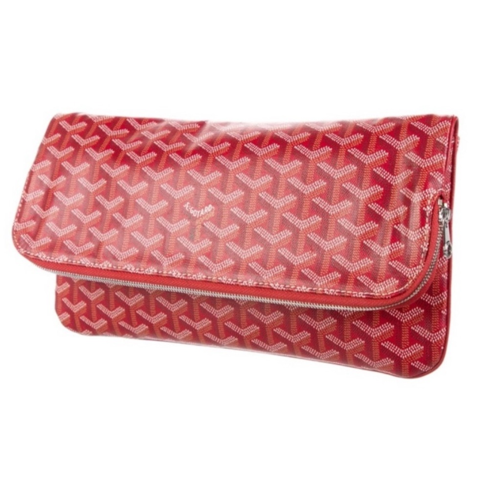 Goyard Envelope Bag Color Red